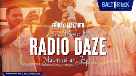Friday, May 10th live music by Radio Daze at 7 pm