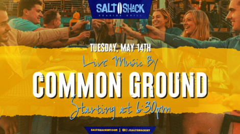 Tuesday, May 14th Live music by Common Ground at 6:30 pm