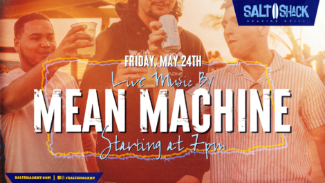 Friday, May 24th live music by Mean Machine at 7 pm