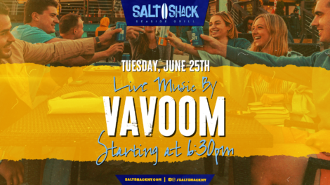 Tuesday, June 25th Live music by Vavoom at 6:30 pm