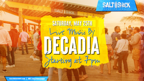 Saturday, May 25th live music by Decadia at 7 pm