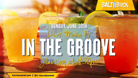 Live Music by In the Groove on Sunday, June 30th at 4:30 pm