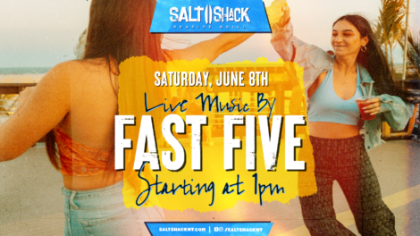 Saturday, June 8th live music by Fast Five at 1 pm
