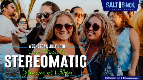 Wednesday, July 10th: Live Music by Stereomatic at 6:30 pm