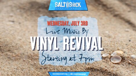 Wednesday, July 3rd: Live music by Vinyl Revival at 7 pm