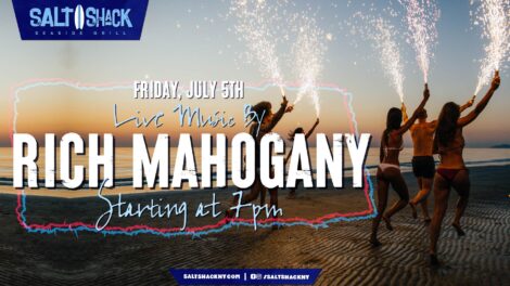 Friday, July 5th: Live Music by Rich Mahogany Band at 7 pm