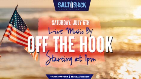 Saturday, July 6th: Live Music by Off The Hook at 1 pm