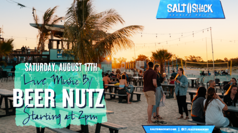 Saturday august 17th live music by beer nutz at 2 pm